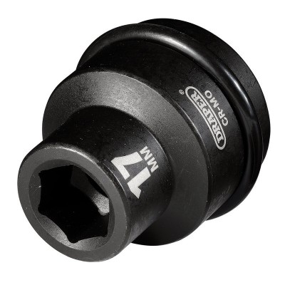 DRAPER Expert 17mm 3/4\" Square Drive Hi-Torq® 6 Point Impact Socket