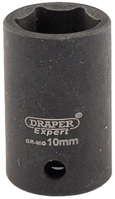 DRAPER Expert 10mm 1/4\" Square Drive Hi-Torq® 6 Point Impact Socket