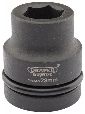 DRAPER Expert 23mm 1\" Square Drive Hi-Torq® 6 Point Impact Socket