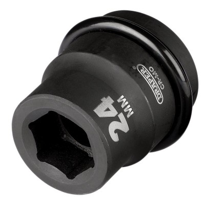 DRAPER Expert 24mm 1\" Square Drive Hi-Torq® 6 Point Impact Socket