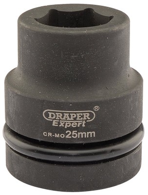 DRAPER Expert 25mm 1\" Square Drive Hi-Torq® 6 Point Impact Socket