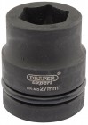 DRAPER Expert 27mm 1\" Square Drive Hi-Torq® 6 Point Impact Socket