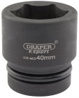 DRAPER Expert 40mm 1\" Square Drive Hi-Torq® 6 Point Impact Socket