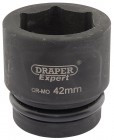 DRAPER Expert 42mm 1\" Square Drive Hi-Torq® 6 Point Impact Socket