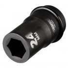 DRAPER Expert 24mm 1\" Square Drive Hi-Torq® 6 Point Deep Impact Socket