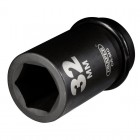 DRAPER Expert 32mm 1\" Square Drive Hi-Torq® 6 Point Deep Impact Socket