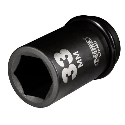 DRAPER Expert 33mm 1\" Square Drive Hi-Torq® 6 Point Deep Impact Socket