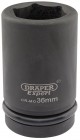 DRAPER Expert 36mm 1\" Square Drive Hi-Torq® 6 Point Deep Impact Socket