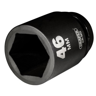 DRAPER Expert 46mm 1\" Square Drive Hi-Torq® 6 Point Deep Impact Socket