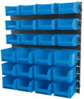 DRAPER 24 Bin Wall Storage Unit (Small/Medium Bins)