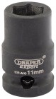 DRAPER Expert 11mm 3/8\" Square Drive Hi-Torq® 6 Point Impact Socket