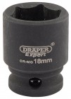 DRAPER Expert 18mm 3/8\" Square Drive Hi-Torq® 6 Point Impact Socket