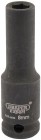 DRAPER Expert 8mm 3/8\" Square Drive Hi-Torq® 6 Point Deep Impact Socket