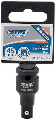 DRAPER Expert 45mm 3/8\" Square Drive Impact Extension Bar