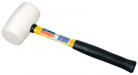 750G (26OZ) FIBREGLASS SHAFT MALLET WITH NON-MARKING RUBBER HEAD