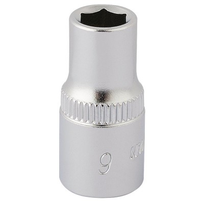 6MM 1/4\" SQUARE DRIVE ELORA HEXAGON SOCKET