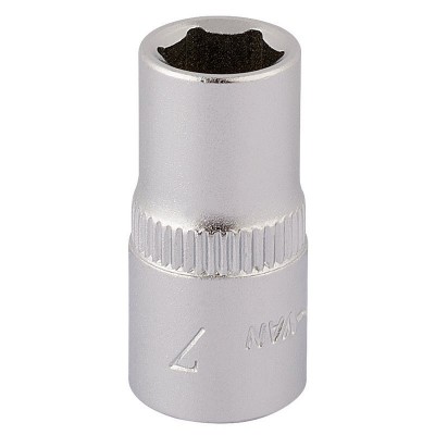 7MM 1/4\" SQUARE DRIVE ELORA HEXAGON SOCKET