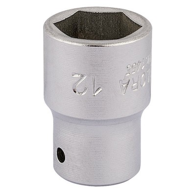 12MM 1/4\" SQUARE DRIVE ELORA HEXAGON SOCKET