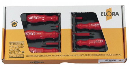 5 PIECE FULLY INSULATED ELORA SCREWDRIVER SET