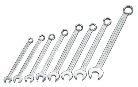 8 PIECE ELORA LONG METRIC COMBINATION SPANNER SET