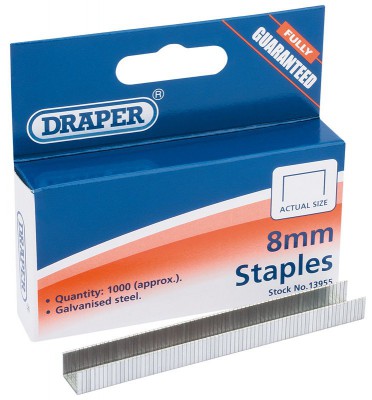 1000 X 8MM HEAVY DUTY STAPLES