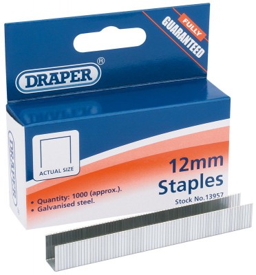 1000 X 12MM HEAVY DUTY STAPLES