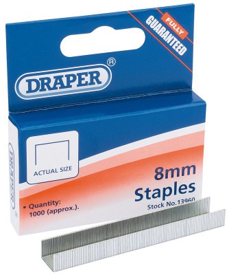 8MM STEEL STAPLES (1,000)