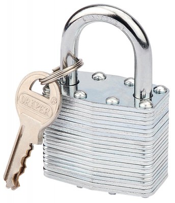 40MM LAMINATED STEEL PADLOCK