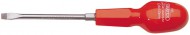 6MM X 100MM PLAIN SLOT FLARED TIP CABINET PATTERN SCREWDRIVER