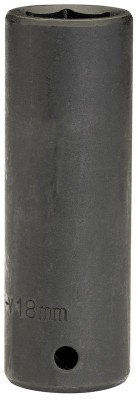 DRAPER EXPERT 18MM 1/2\" SQUARE DRIVE HI-TORQ DEEP IMPACT SOCKET