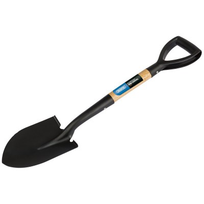 DRAPER Round Point Mini Shovel with Wood Shaft