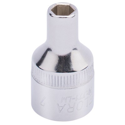 7MM 1/2\" SQUARE DRIVE ELORA HEXAGON SOCKET