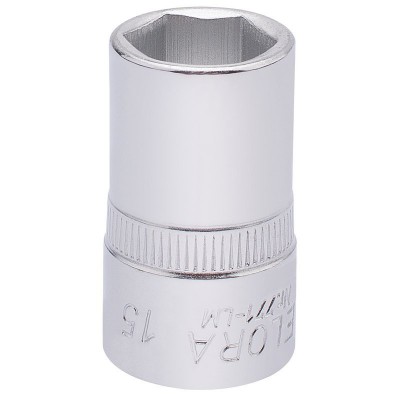 15MM 1/2\" SQUARE DRIVE ELORA HEXAGON SOCKET