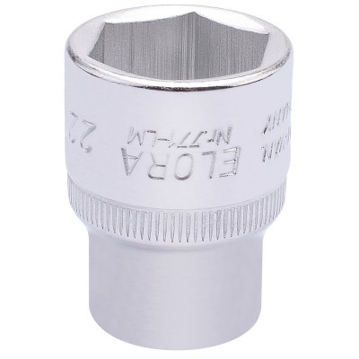 22MM 1/2\" SQUARE DRIVE ELORA HEXAGON SOCKET