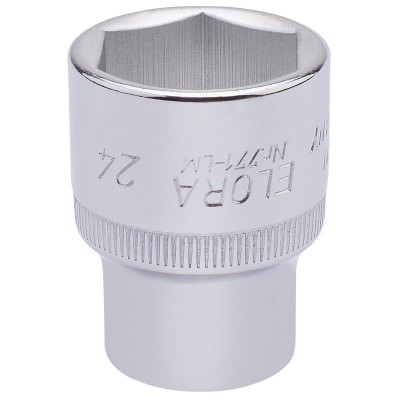 24MM 1/2\" SQUARE DRIVE ELORA HEXAGON SOCKET