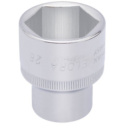 28MM 1/2\" SQUARE DRIVE ELORA HEXAGON SOCKET