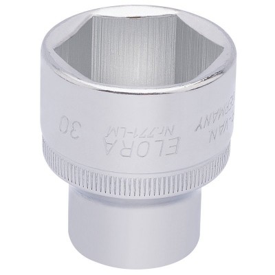 30MM 1/2\" SQUARE DRIVE ELORA HEXAGON SOCKET