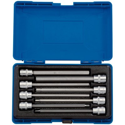 DRAPER 3/8\" Sq. Dr. Hexagonal Socket Bit Set (8 piece)