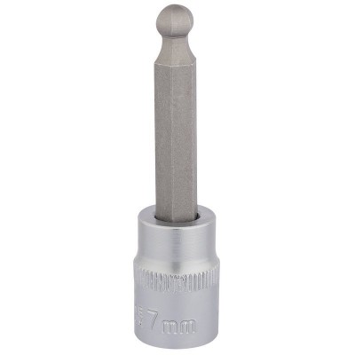 DRAPER 3/8\" Sq. Dr. Ball End Hexagonal Socket Bits (7mm)