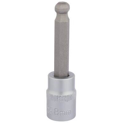 DRAPER 3/8\" Sq. Dr. Ball End Hexagonal Socket Bits (8mm)