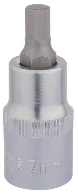 DRAPER 1/2\" Sq. Dr. Hexagonal Socket Bits (7mm)