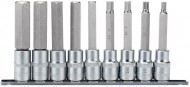 DRAPER 1/2\" Sq. Dr. 100mm Long Metric Hexagonal Socket Bit Set (9 Piece)