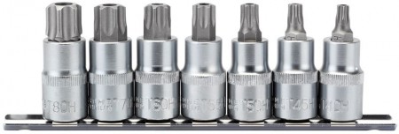 DRAPER 1/2\" Sq. Dr. Draper TX STAR® Security Socket Bit Set (7 Piece)