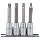 DRAPER 1/2\" Sq. Dr. Spline Socket Bit Set (4 piece)