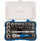 DRAPER 1/4\" Sq. Dr. Metric Socket Set (26 Piece)