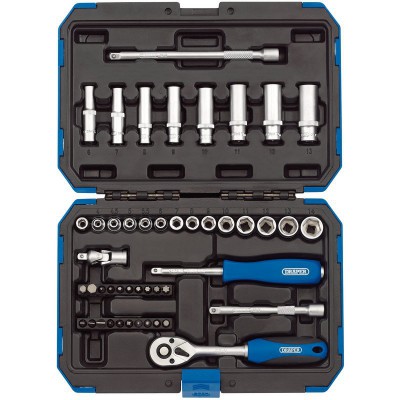 DRAPER 1/4\" Sq. Dr. Metric Socket Set (47 Piece)