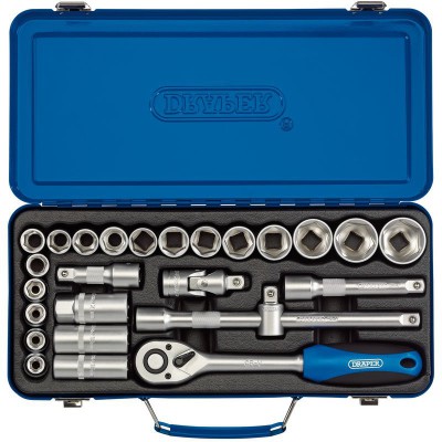 DRAPER 1/2\" Sq. Dr. Metric Socket Set (26 Piece)