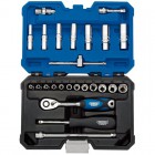 DRAPER 1/4\" Sq. Dr. Metric Socket Set (25 Piece)