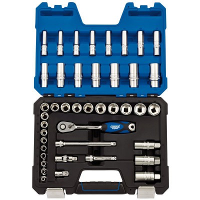 DRAPER 3/8\" Sq. Dr. Metric Socket Set (42 Piece)