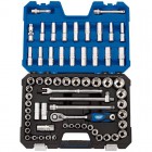 DRAPER 1/2\" Sq. Dr. MM/AF Combined Socket Set (63 Piece)